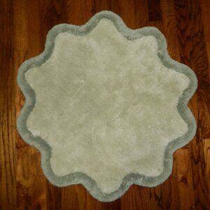 West Elm Ripple Bath Mat Celadon